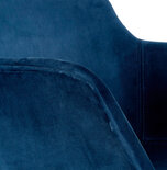 Maysun - Design Barkruk - FIONA Blauw - Zwart