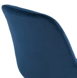 Maysun - Design Barkruk - ASTRID Blauw - Zwart