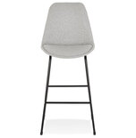 Maysun - Design Barkruk - BRYNN Grijs - Zwart