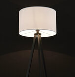 Maysun - Vloerlamp - SAN ANTONIO Wit - Zwart