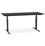 Maysun - Elektrisch Zit-Sta Bureau - COMFORT Zwart - Zwart 180x90cm