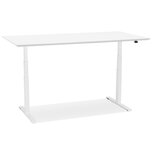 Maysun - Elektrisch Zit-Sta Bureau - COMFORT Wit - Wit 180x90cm