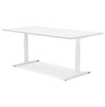 Maysun - Elektrisch Zit-Sta Bureau - COMFORT Wit - Wit 180x90cm