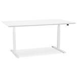 Maysun - Elektrisch Zit-Sta Bureau - COMFORT Wit - Wit 150x70cm