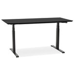 Maysun - Elektrisch Zit-Sta Bureau - COMFORT Zwart - Zwart 150x70cm