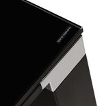 Maysun - Design Hoekbureau - LUX - Zwart Glas 200cm