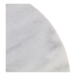 Outdoor Living - Bistrotafel met 60 cm rond marmer tafelblad kleur wit (per 5 stuks)