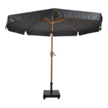 Outdoor Living - Parasol Libra houtlook grijs Ø3mtr