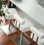 Barkruk CUBO Wit