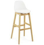 Barkruk ELODY Wit-Wit