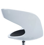 Design Stoel KIRK Wit-Zwart