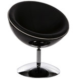 Design Fauteuil SPHERE Zwart-Zwart