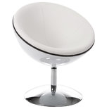 Design Fauteuil SPHERE Wit-Wit
