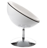 Design Fauteuil SPHERE Wit-Wit