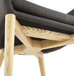 Fauteuil GAGU Donkergrijs