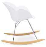 Schommelstoel KNEBEL Wit