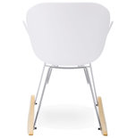 Schommelstoel KNEBEL Wit