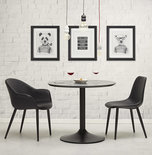 Design Stoel MELROSE Zwart