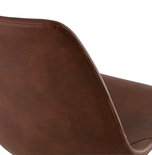 Eetkamerstoel BEDFORD Bruin-Zwart