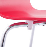 Eetkamerstoel (niet stapelbaar) CLASSIC Rood