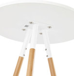 Bartafel LARRY Wit 65x65x101cm