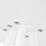 Bartafel LARRY Wit 65x65x101cm