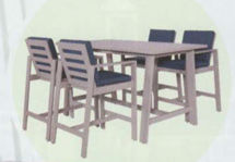 Bartafel Malibu 180x94cm