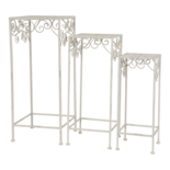 Plantentafel Viva la vida vierkant old white 30cm