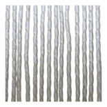 Deurgordijn PVC Twist wit 100x230cm, 133s