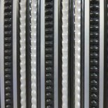 Deurgordijn PVC Tris antraciet/grijs 100x230cm,35s
