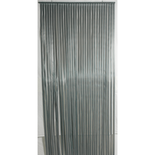Deurgordijn PVC Tris antraciet/grijs 90x220cm, 32s