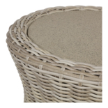 Loungetafel Soho Beach Ø51cm, spray stone