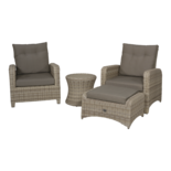 Loungetafel Soho Beach Ø51cm, spray stone