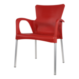 Stapelstoel Bella rood