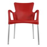 Stapelstoel Bella rood