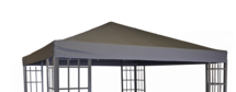 Paviljoendak Royal grijs, voor art 42431 waterafstotend