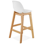 Barkruk ELODY MINI Wit-Wit