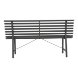 Parkbank grijs 150cm
