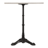 Tafel marmer wit 60x60cm