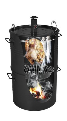 Barrel BBQ XL houtskoolbarbecue