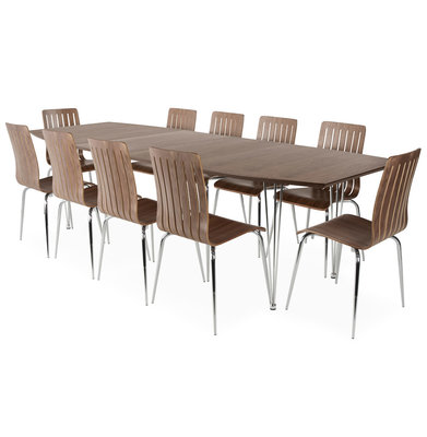 Eettafel EXTENSIO Walnoot