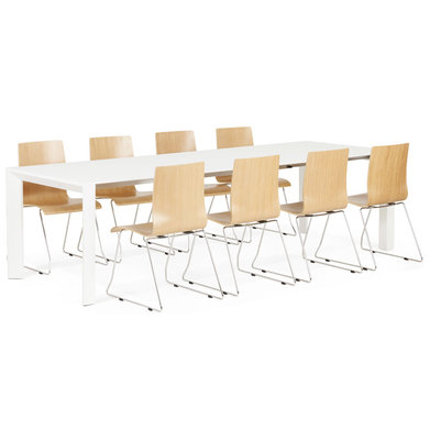 Eettafel ENKEL Wit