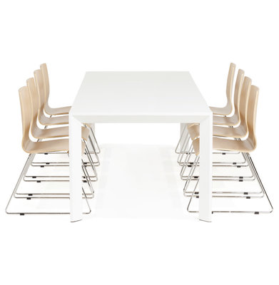 Eettafel ENKEL Wit