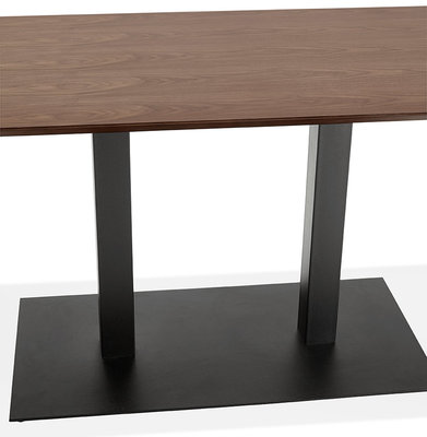 Eettafel JAKADI Walnoot Zwart