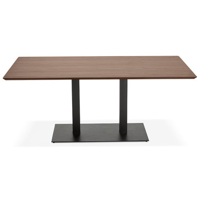 Eettafel JAKADI Walnoot Zwart