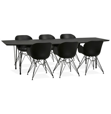 Eettafel STRIK Zwart