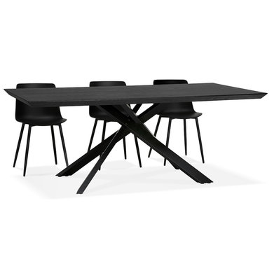 Eettafel ROYALTY Zwart-Zwart