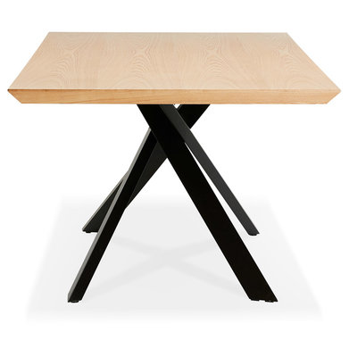 Eettafel ROYALTY Naturel-Zwart