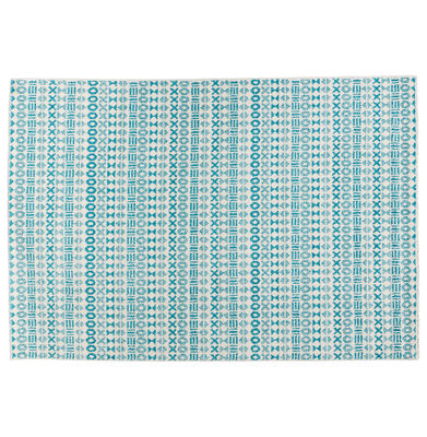Vloerkleed SCRIBO 160x230 cm Blauw