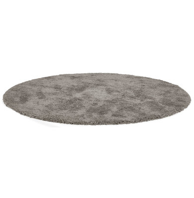 Vloerkleed POAL Ø 160 CM Donkergrijs